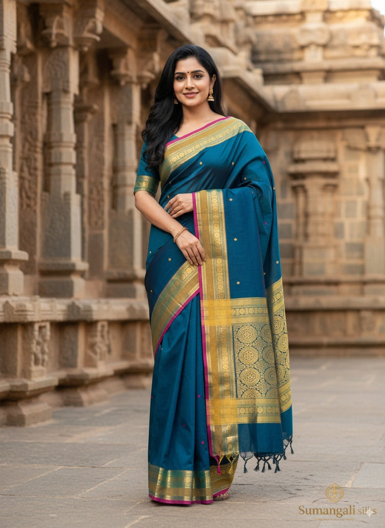 Semi silk cotton sumangali silks
