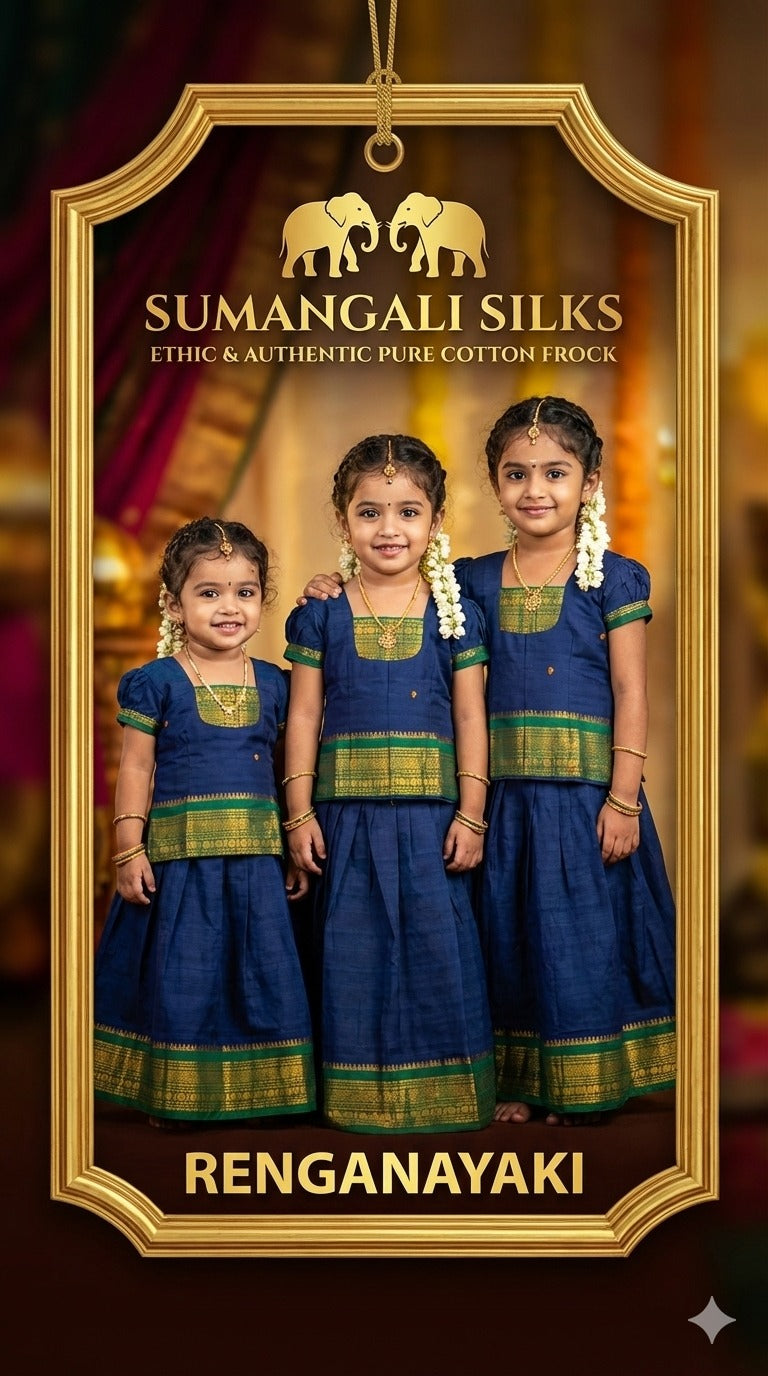 Reganayagi cotton frock sumangali silks