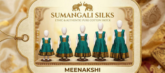 Meenakshi cotton frock sumangali silks