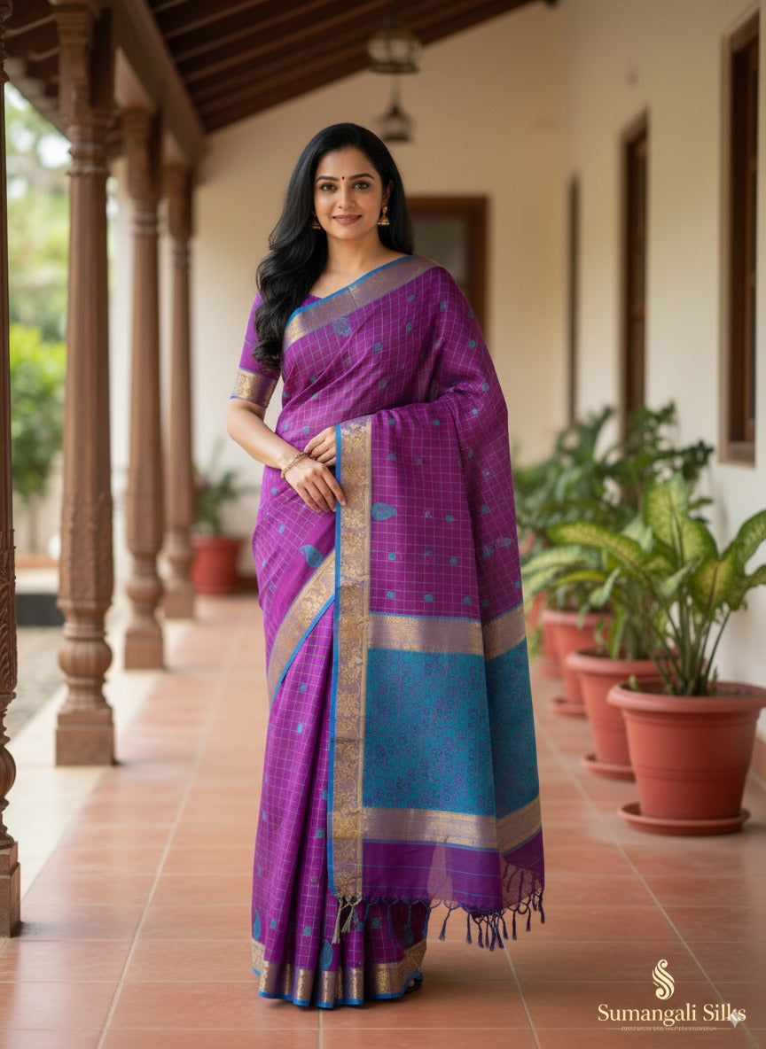 Raw silk saree sumangali silks