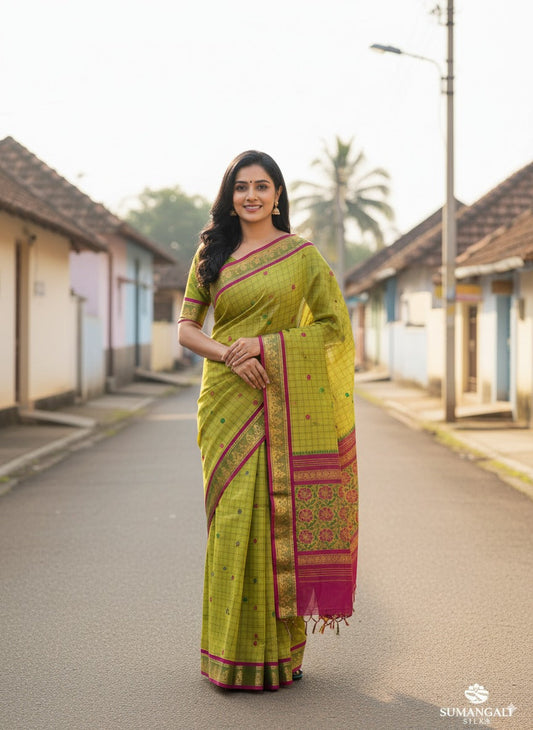 Raw  silk saree sumangali silks