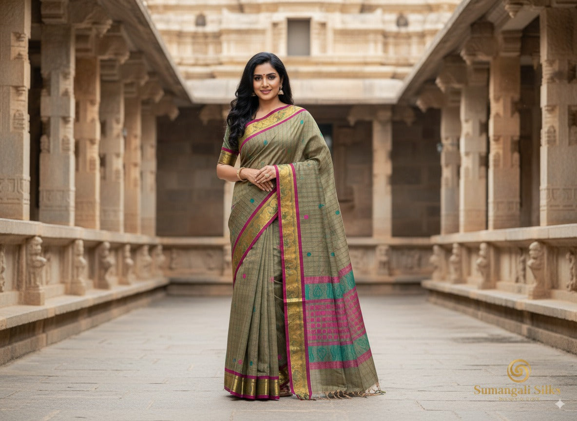 Raw  silk saree sumangali silks