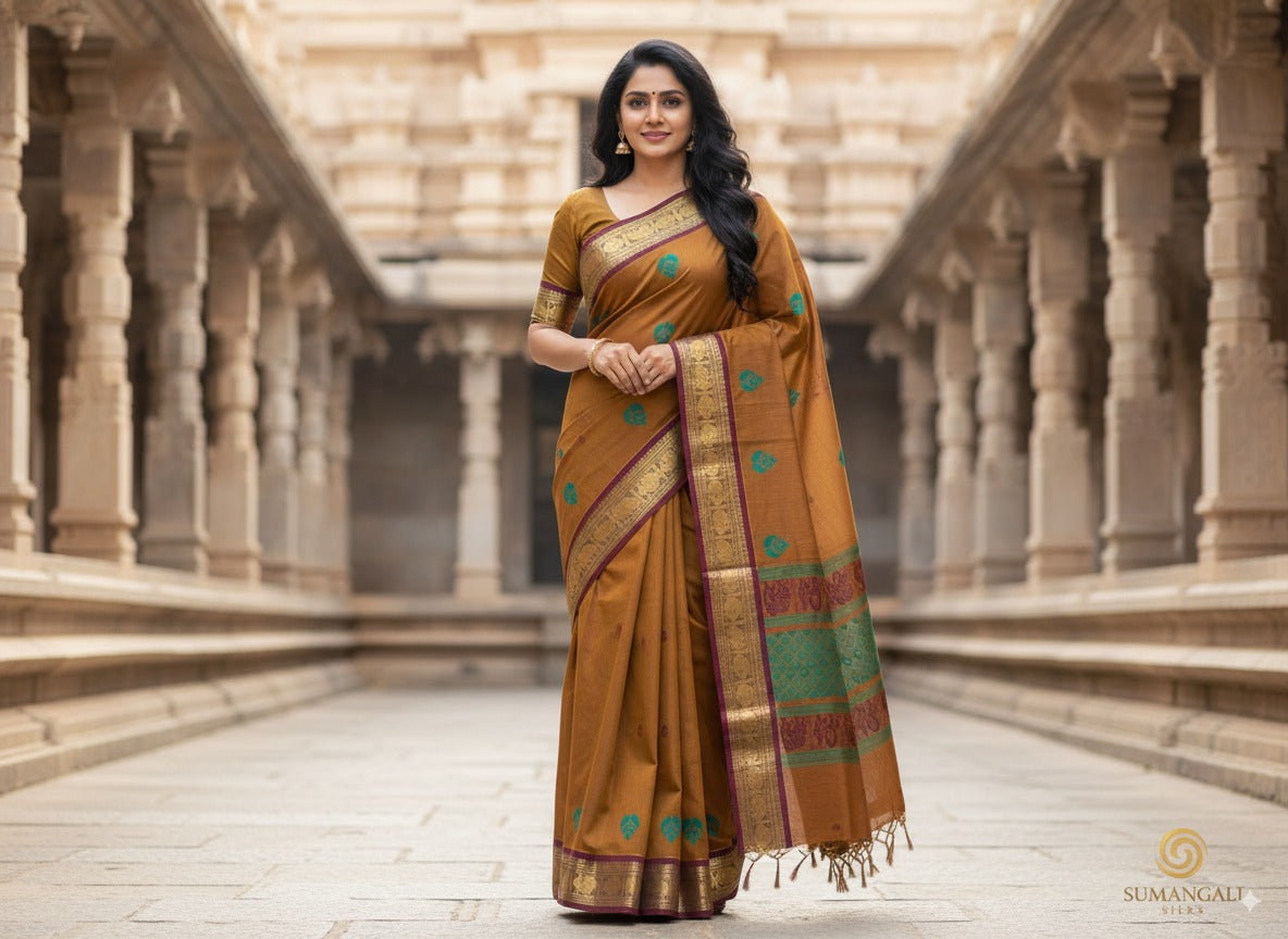 Raw  silk saree sumangali silks