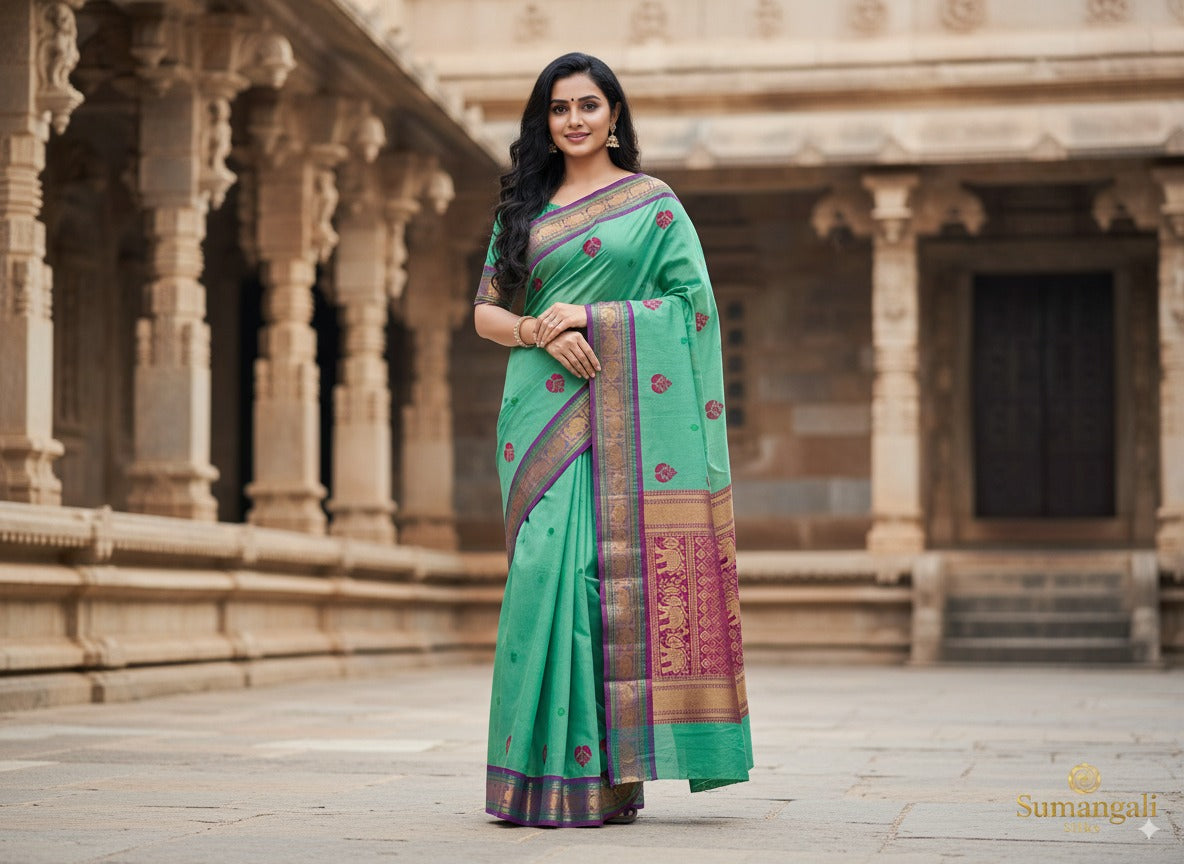 Raw  silk saree sumangali silks