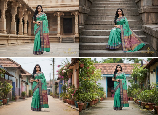 Raw  silk saree sumangali silks