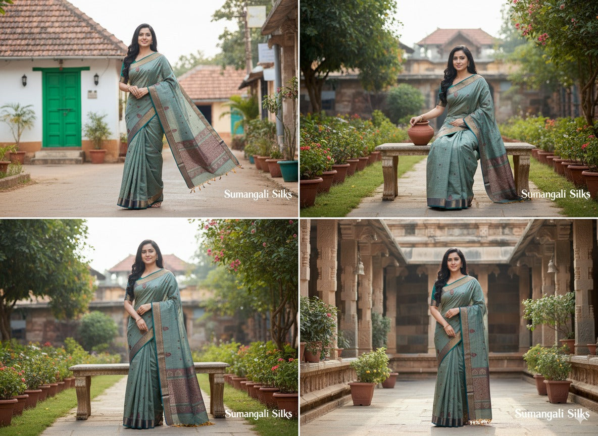 Raw  silk saree sumangali silks