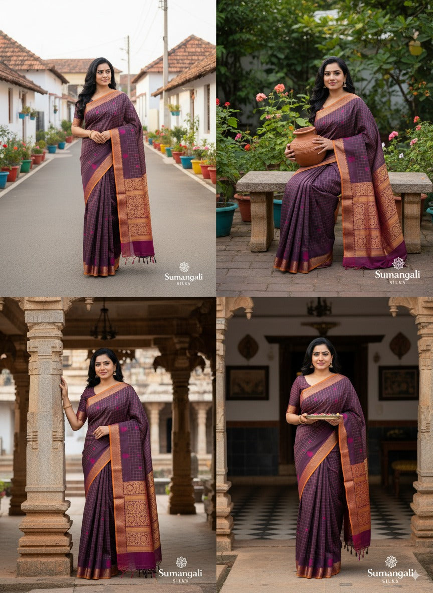 Raw  silk saree sumangali silks