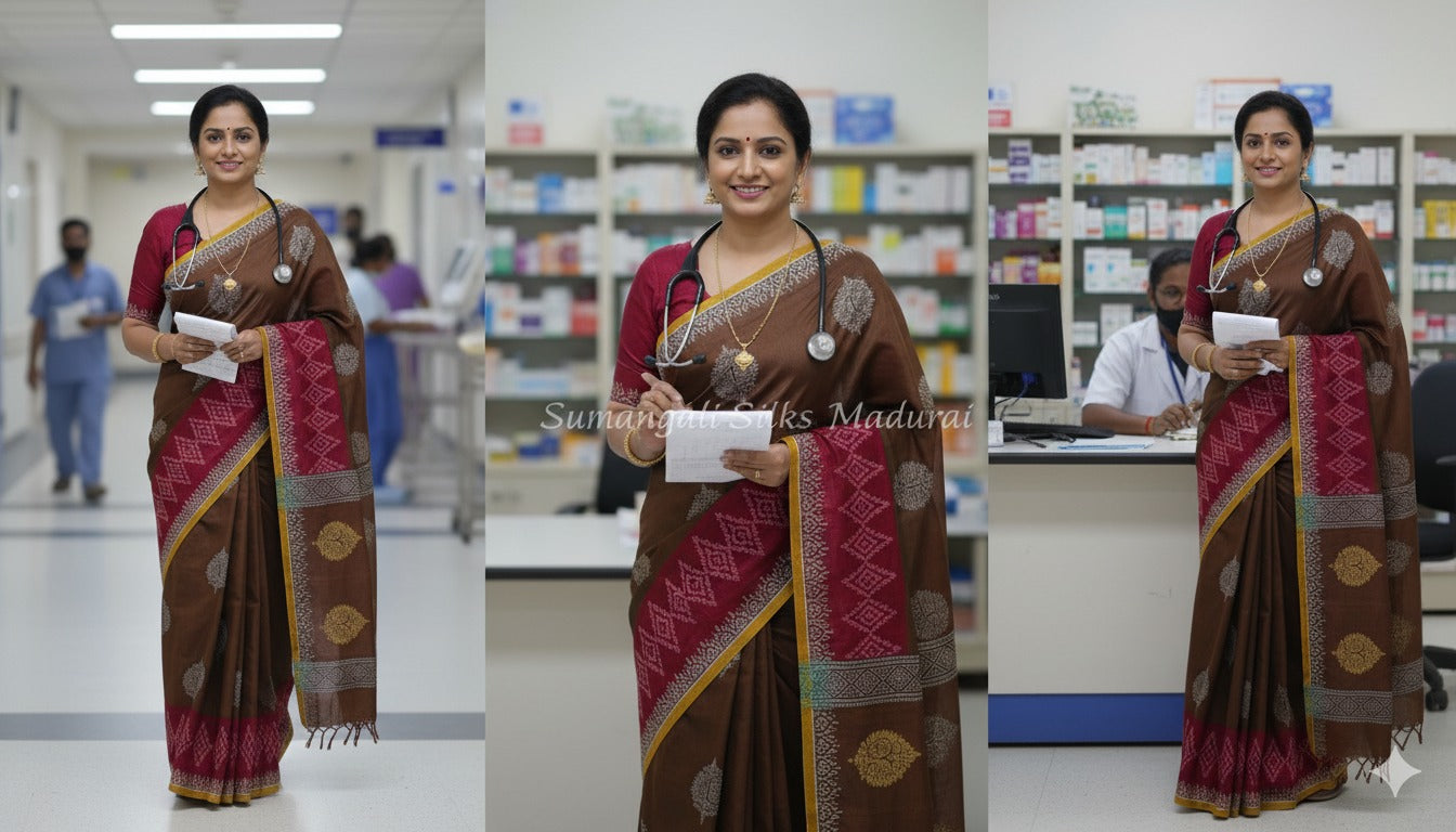 sungudi cotton sumangali silks