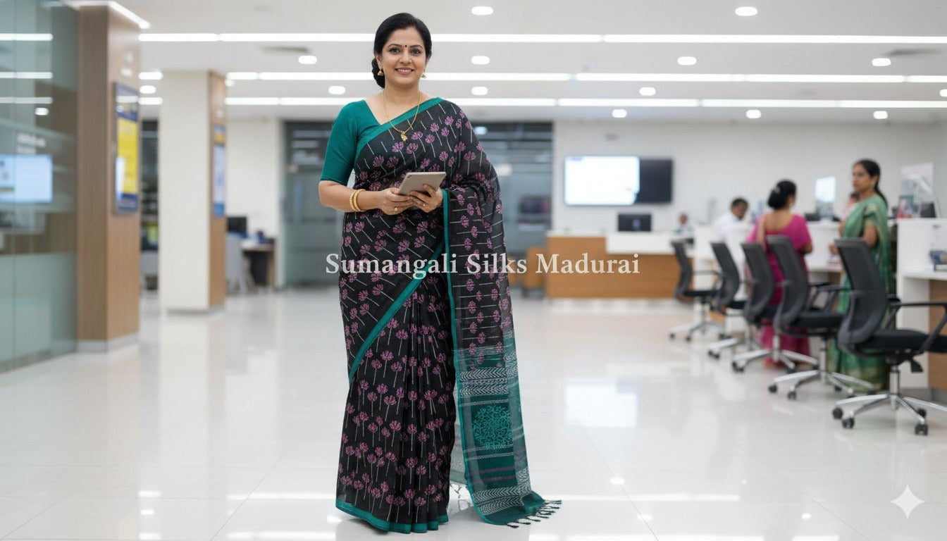 sungudi cotton saree sumangali silks