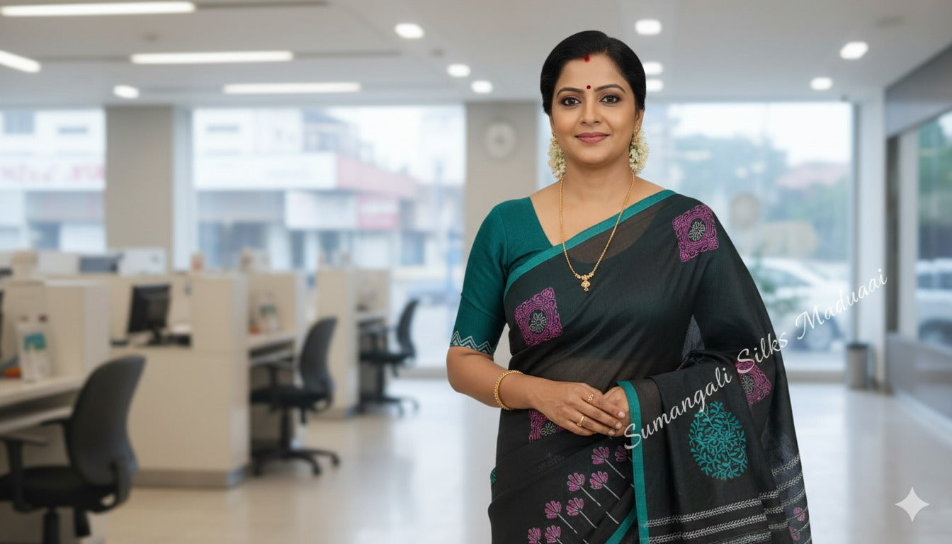 sungudi cotton saree sumangali silks