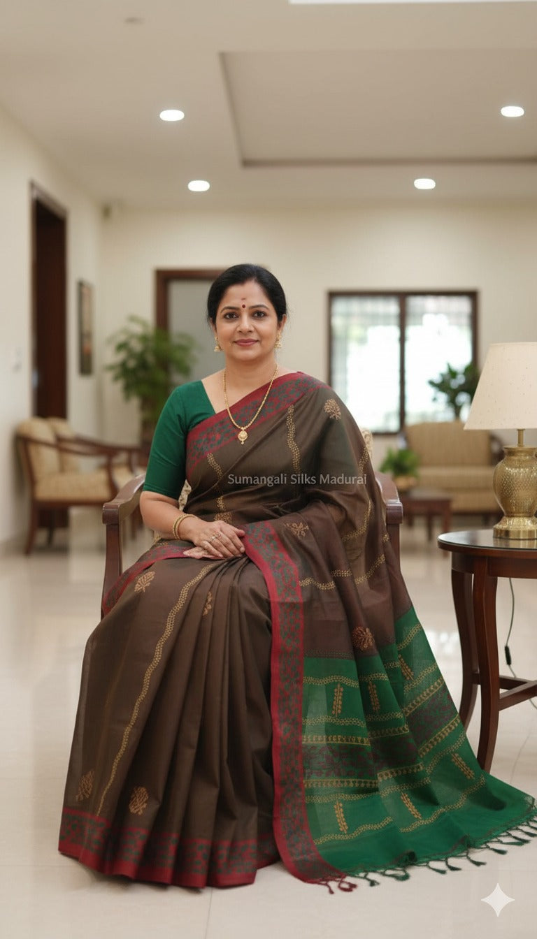 sungudi cotton sumangali silks