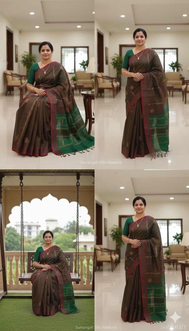 sungudi cotton sumangali silks