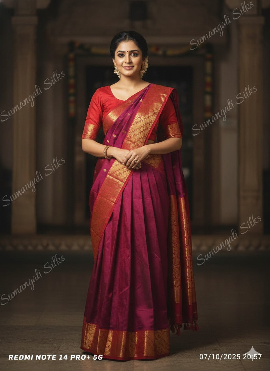 Half saree sumangali silks