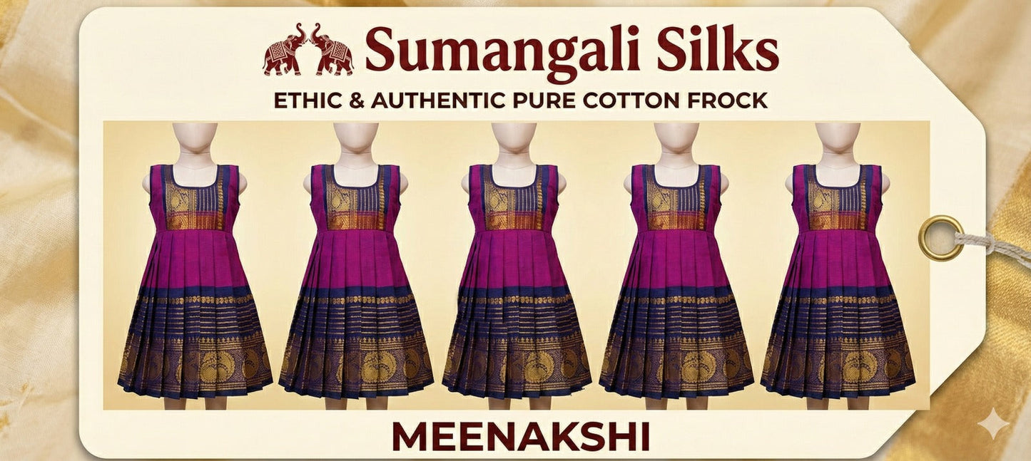 Meenakshi cotton frock sumangali silks
