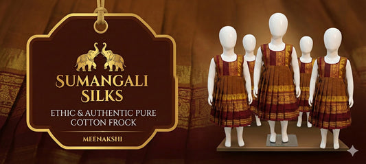 Meenakshi cotton frock sumangali silks